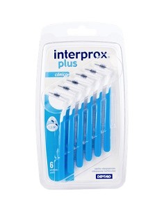 INTERPROX PLUS CONICO BLU 6 PEZZI