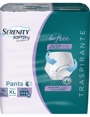 SERENITY PANTS SD SENSITIVE BE FREE MAXI XL 10...