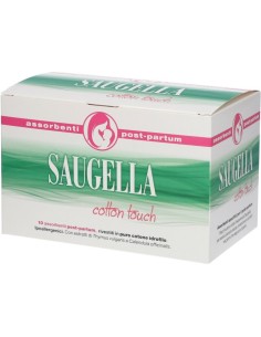 Saugella Cotton Touch Assorbenti Post Parto 10 Pezzi
