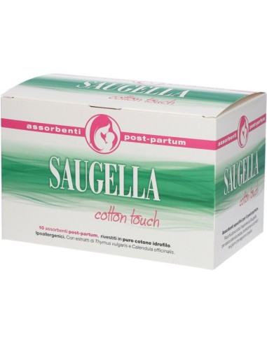 Saugella Cotton Touch Assorbenti Post Parto 10...