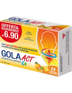 GOLA ACT MIELE ARANCIA 24 COMPRESSE OROSOLUBILI