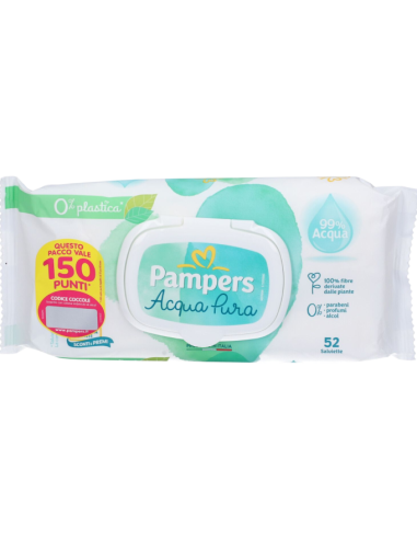 Pampers Acqua Pura 52 Salviette