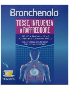 Bronchenolo Tosse Influenza e Raffreddore 10 Bustine