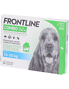 Frontline Combo Spot-ON Cani M 3 pipette 1,34 ml 134 mg +...