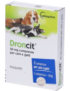Droncit Cani Gatti 6 Compresse