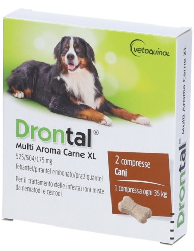 Drontal Multi Aroma Carne Cani Taglia XL 2...