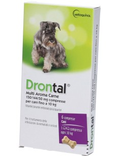 Drontal Multi Aroma Carne Cani 6 Compresse