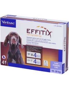 Effitix Spot-On Soluzione 4 Pipette 2,20ml 134mg+1.200mg...