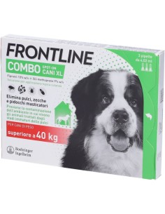 Frontline Combo Soluzione Spot-On Cani XL 40kg+ 3x4,02ml