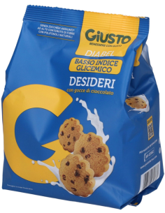 Giusto Diabel Biscotto Desideri con Gocce di Cioccolato 150g