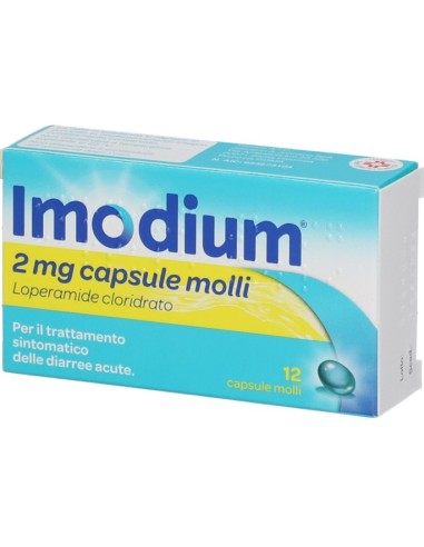 Imodium 2mg 12 Capsule Molli