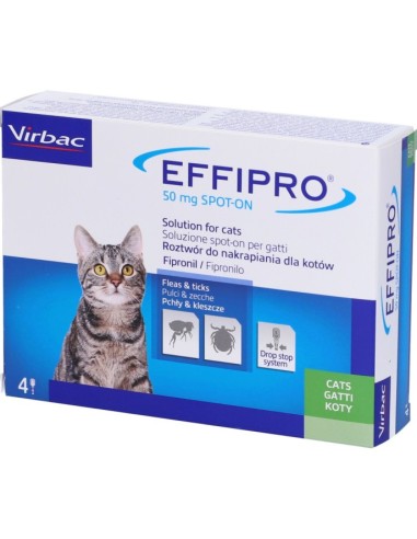 Virbac Effipro Spot-On Gatto 4 Pipette