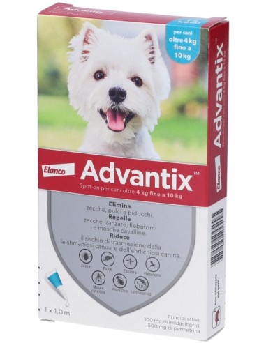 Advantix Spot On Per Cani da 4 a 10 Kg...