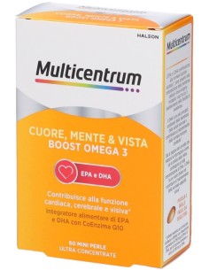 Multicentrum Cuore, Mente e Vista Boost Omega 3 Mini...