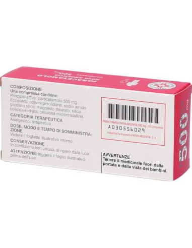 Paracetamolo Nova Argentia 30 Compresse 500mg