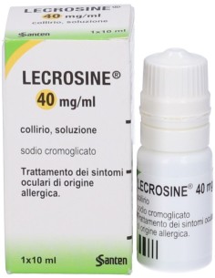 Lecrosine Collirio 1 Flacone 10ml 40 mg/ml