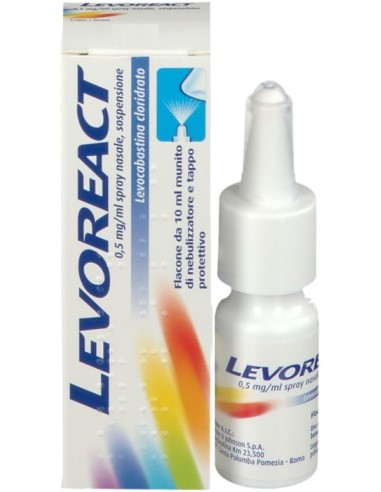 Levoreact Spray Nasale 0,5 mg 10ml
