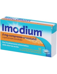 Imodium 12 Compresse Orosolubili 2mg
