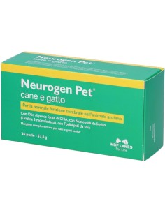 Neurogen Pet Mangime Complementare per Cani e Gatti 36 Perle