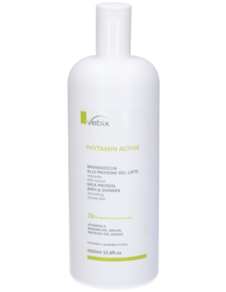 VEBIX PHYTAMIN ACTIVE BAGNODOCCIA PROTEINE LATTE 1000 ML