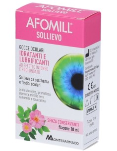Afomill Sollievo Gocce Oculari Lubrificanti 10ml