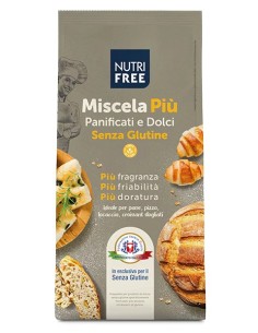 NUTRIFREE MISCELA PIU' PANIFICATI E DOLCI 1 KG