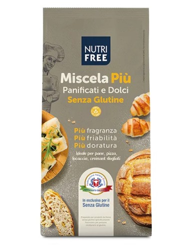 NUTRIFREE MISCELA PIU' PANIFICATI E DOLCI 1 KG