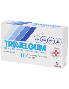 Travelgum 10 Gomme Masticabili 20mg