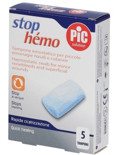 Pic Stop Hemo Tampone Emostatico 5 Buste
