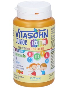 Vitasohn Junior Fruttine 60 Caramelle