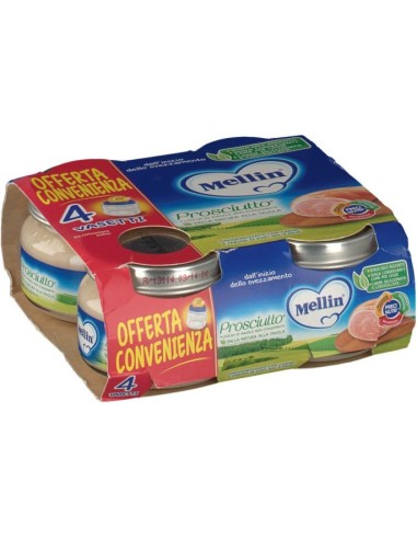 Mellin Omogeneizzato Prosciutto 4x80g