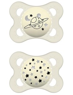 MAM SUCCHIETTO ORIGINAL NIGHT 2-6 MESI SILICONE NEUTRO 2...