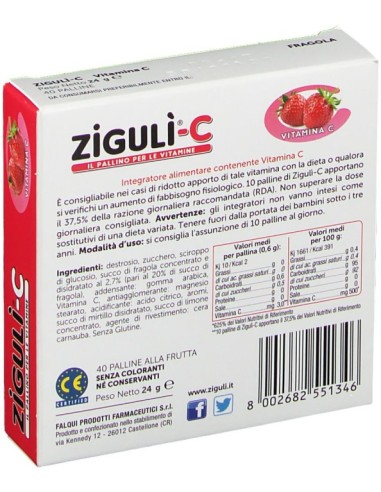 Ziguli C Fragola 40 Confetti