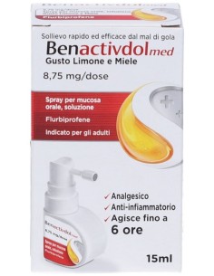 Benactivdolmed Spray Mucosa Orale 15ml 2
