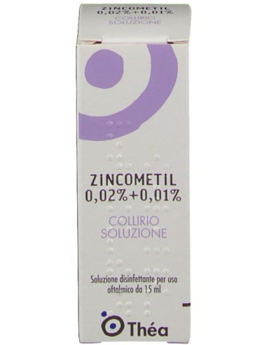 Zincometil Collirio 15ml 0,02% + 0,01%