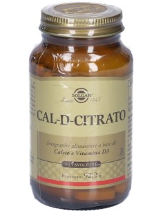 Solgar Cal D Citrato 60 Tavolette