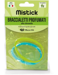 MISTICK BRACCIALETTI AZZURRO + VERDE 2 PEZZI