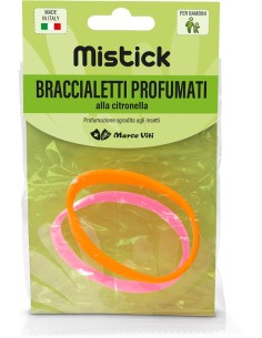 MISTICK BRACCIALETTI ROSA + ARANCIA 2 PEZZI