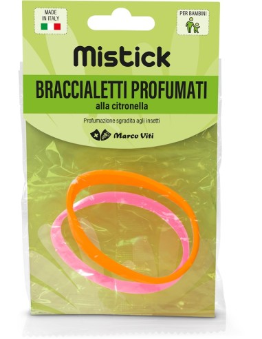 MISTICK BRACCIALETTI ROSA + ARANCIA 2 PEZZI