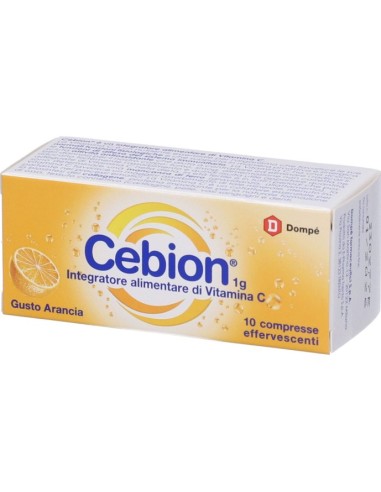 Cebion 10 Compresse Effervescenti Gusto Arancia