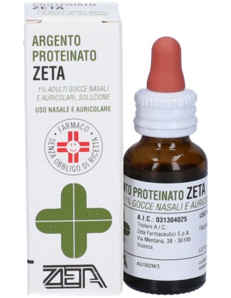 Zeta Argento Proteinato Gocce 10ml 1%
