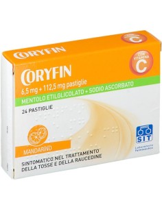 Coryfin C100 24 Caramelle Gusto Mandarino