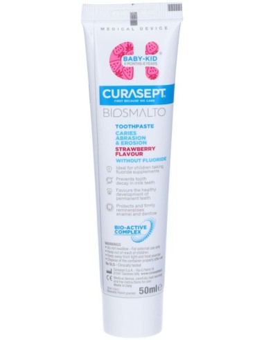 Curasept Biosmalto Baby Kid Dentifricio Fragola...