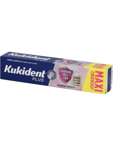 Kukident Plus Barriera Anti-cibo Crema Adesiva...