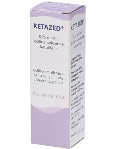 Ketazed 0,25mg/ml Collirio Con Contagocce 10ml