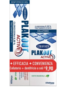 EMOFORM PLAK OUT ACTIVE CLOREXIDINA 0,20% COLLUTORIO 200...
