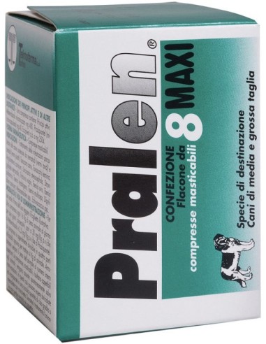 Pralen Maxi 8 Compresse Masticabili Cani di...