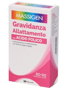 Massigen Dailyvit+ Gravidanza Allattamento 30 Perle + 30...