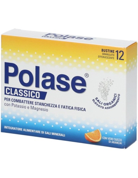 Polase 12 Bustine Effervescenti Gusto Arancia