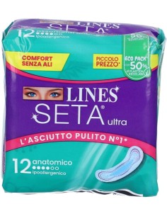 Lines Seta Ultra 12 Assorbenti Anatomici